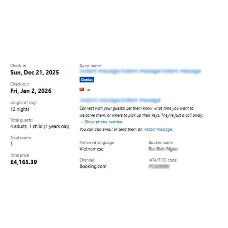 Student booking performance 5